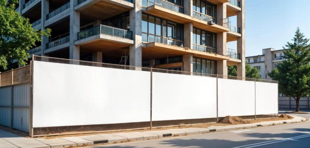 construction hoarding Weston-Super-Mare BS23 1